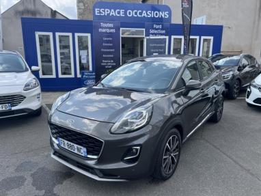 Voir le détail de l'offre de cette FORD Puma 1.0 EcoBoost 125ch mHEV Titanium 7cv de 2020 en vente à partir de 203.42 € / mois