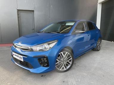 Voir le détail de l'offre de cette KIA Rio 1.0 T-GDI 120ch MHEV GT-Line de 2021 en vente à partir de 16 499 € 