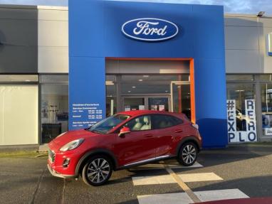 Voir le détail de l'offre de cette FORD Puma 1.0 Flexifuel 125ch S&S mHEV Titanium X de 2022 en vente à partir de 214.31 €  / mois